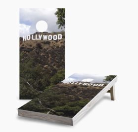 HollywoodSign scaled - Hollywood Cornhole Game - - Cornhole Worldwide