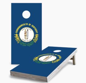 Kentucky scaled - Kentucky State Flag Cornhole Game - - Cornhole Worldwide