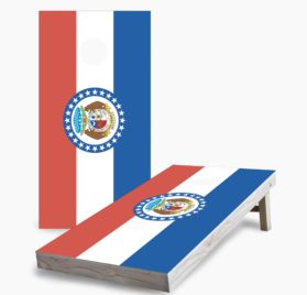 Missouri scaled - Missouri State Flag Cornhole Game - - Cornhole Worldwide