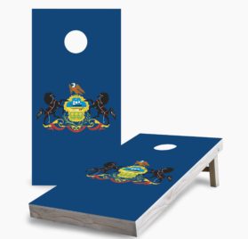 Pennsylvania scaled - Pennsylvania State Flag Cornhole Game - - Cornhole Worldwide