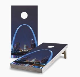 StLArch scaled - St. Louis Arch Cornhole Game - - Cornhole Worldwide