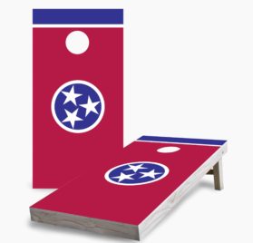 Tennessee scaled - Tennessee State Flag Cornhole Game - - Cornhole Worldwide