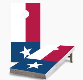 Texas scaled - Texas State Flag Cornhole Game - - Cornhole Worldwide