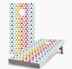 Triangle Pattern scaled - Triangle Pattern Cornhole Game - - Cornhole Worldwide