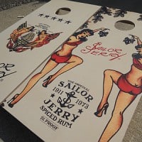 Sailor Jerry Cornhole Boards