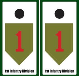 1st Infantry Cornhole Wraps