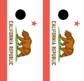 California Flag Cornhole Wraps