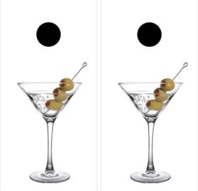 Martini Cornhole Wraps