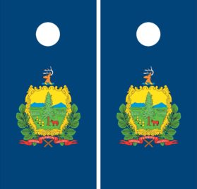Vermont Flag Cornhole Wraps