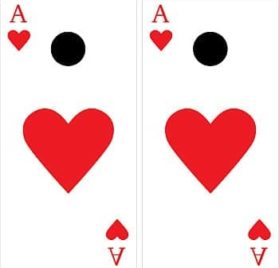 Ace of Hearts Cornhole Wraps