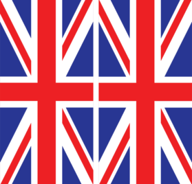 British Flag Cornhole Wraps