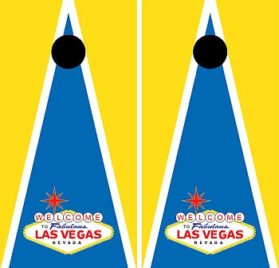 Las Vegas Triangle Cornhole Wraps