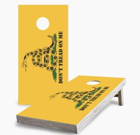 Dont Tread On Me 1 scaled - Don't Tread Cornhole Game - - Cornhole Worldwide