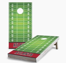 Atlanta scaled - Atlanta Falcons Cornhole Game - - Cornhole Worldwide