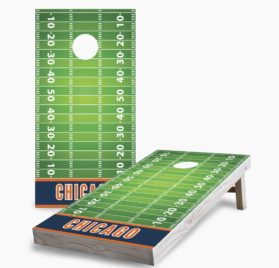 Chicago scaled - Chicago Bears Cornhole Game - - Cornhole Worldwide