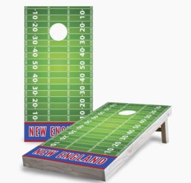 New England scaled - New England Patriots Cornhole Game - - Cornhole Worldwide