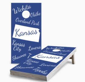 KS scaled - Kansas State Pride Cornhole Game - - Cornhole Worldwide