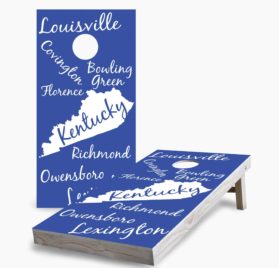 KY scaled - Kentucky State Pride Cornhole Game - - Cornhole Worldwide