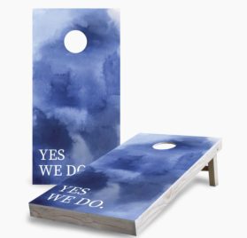 Yes We Do scaled - Yes We Do Wedding Cornhole Game - - Cornhole Worldwide