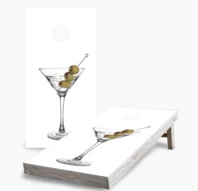 Martini scaled - Martini Cornhole Game - - Cornhole Worldwide