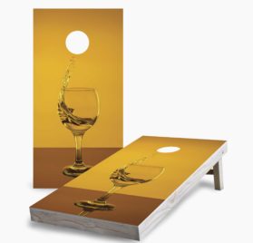 White Wine Splash 2 scaled - White Wine Splash Cornhole Game - - Cornhole Worldwide