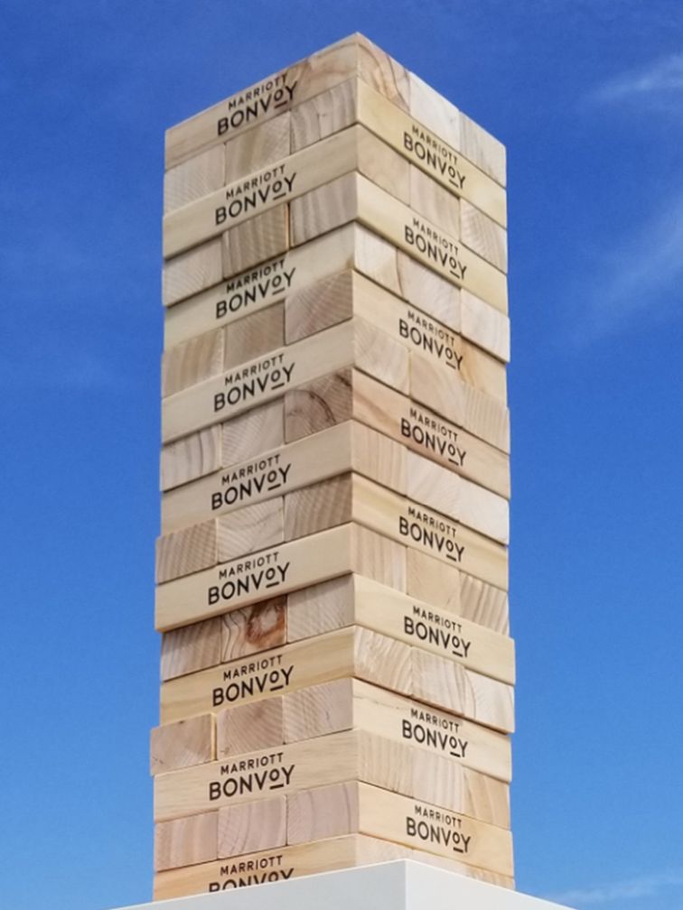 custom giant jenga game 1 - Top 10 Family-Friendly Outdoor Games for the End of Summer - Cornhole Game - Cornhole Worldwide