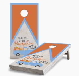 Meet Me at the Pumpkin Patch 1 scaled - Meet Me at the Pumpkin Patch Cornhole Game - - Cornhole Worldwide