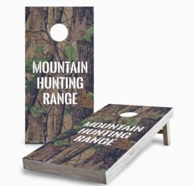 Personalized Hunting Camouflage scaled - Personalized Hunting Camouflage Cornhole Game - - Cornhole Worldwide