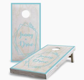 Personalized Modern Wedding NW scaled - Personalized Modern Wedding Cornhole Game - - Cornhole Worldwide