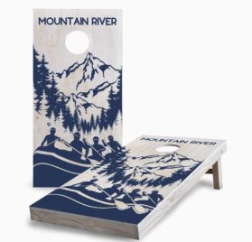 Personalized River Rafting scaled - Personalized River Rafting Cornhole Game - - Cornhole Worldwide