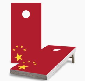 Chinese scaled - Chinese Flag Cornhole Game - - Cornhole Worldwide