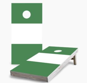 Nigeria scaled - Nigerian Flag Cornhole Game - - Cornhole Worldwide