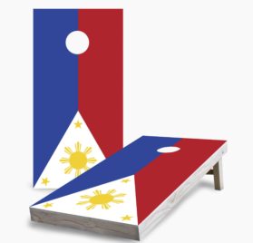 Philippines scaled - Philippine Flag Cornhole Game - - Cornhole Worldwide