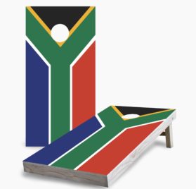 South African Flag scaled - South African Flag Cornhole Game - - Cornhole Worldwide