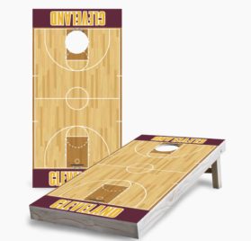 Cleveland scaled - Cleveland Cavaliers Cornhole Game - - Cornhole Worldwide