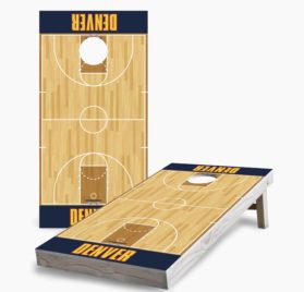 Denver scaled - Denver Nuggets Cornhole Game - - Cornhole Worldwide