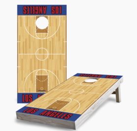 Los Angeles Clippers scaled - Los Angeles Clippers Cornhole Game - - Cornhole Worldwide