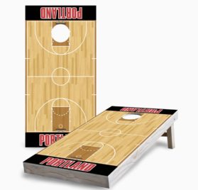 Portland scaled - Portland Trail Blazers Cornhole Game - - Cornhole Worldwide