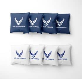 Air Force Bags scaled - Air Force Cornhole Bags - - Cornhole Worldwide