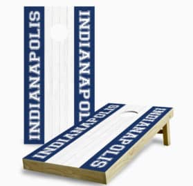 indianapolis colts cornhole game - Indianapolis Colts Striped Cornhole Game - - Cornhole Worldwide