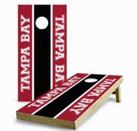 tampa bay buccaneers cornhole game - Tampa Bay Buccaneers Striped Cornhole Game - - Cornhole Worldwide