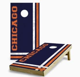 chicago bears cornhole game 4stripe - Chicago Bears Cornhole Game - 4 Stripe - - Cornhole Worldwide