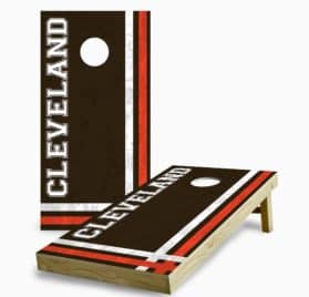 cleveland browns cornhole game 4stripe - Cleveland Browns Cornhole Game - 4 Stripe - - Cornhole Worldwide
