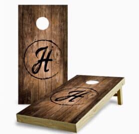 rustic-wood-initial-cornhole-game