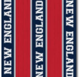 New England Patriots Team Stripe Wraps - New England Patriots Middle Stripe Cornhole Wraps - - Cornhole Worldwide